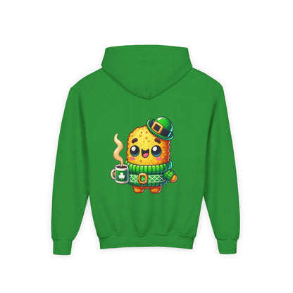 Taylor's Tots Saint Patrick's Day Irish Coffee Tot Kids Hooded Sweatshirt