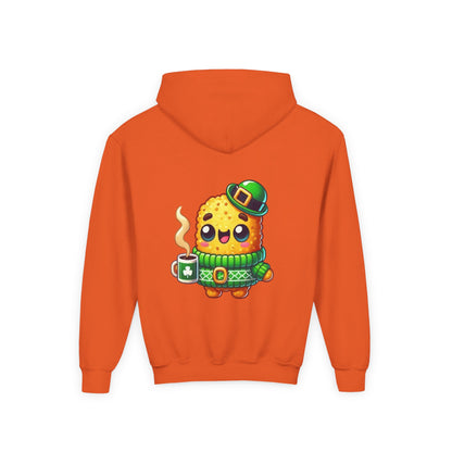 Taylor's Tots Saint Patrick's Day Irish Coffee Tot Kids Hooded Sweatshirt