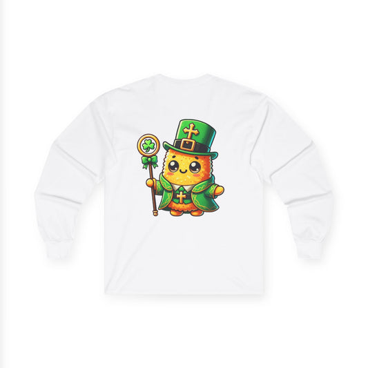 Taylor's Tots Saint Patrick's Day Saint Patrick Unisex Cotton Long Sleeve Tee