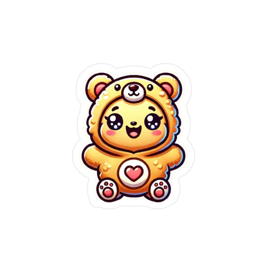 Taylor's Tots Valentines Teddy Vinyl Sticker