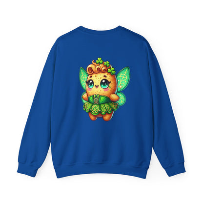 Taylor's Tots Saint Patrick's Day Irish Fairy Tot Crewneck Sweatshirt