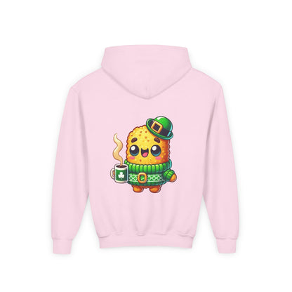 Taylor's Tots Saint Patrick's Day Irish Coffee Tot Kids Hooded Sweatshirt