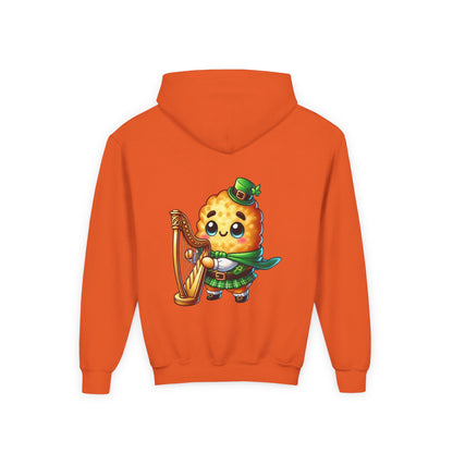 Taylor's Tots Saint Patrick's Day Irish Harp Tot Kids Hooded Sweatshirt