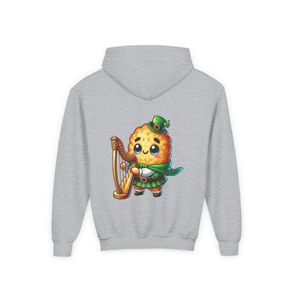 Taylor's Tots Saint Patrick's Day Irish Harp Tot Kids Hooded Sweatshirt
