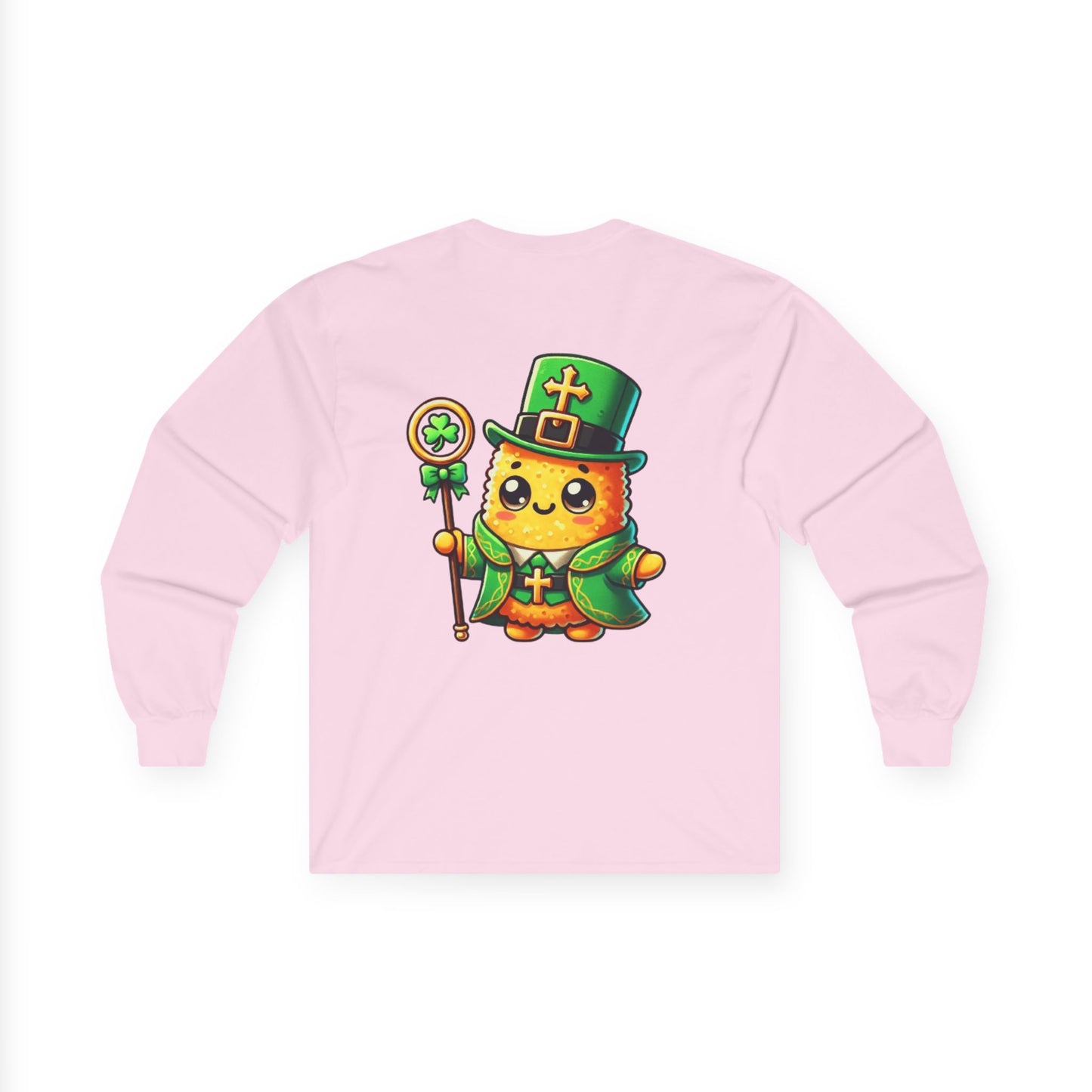 Taylor's Tots Saint Patrick's Day Saint Patrick Unisex Cotton Long Sleeve Tee