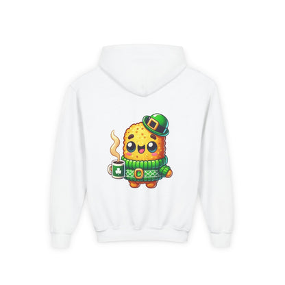 Taylor's Tots Saint Patrick's Day Irish Coffee Tot Kids Hooded Sweatshirt