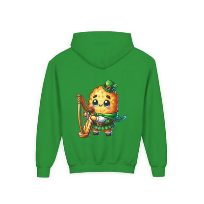 Taylor's Tots Saint Patrick's Day Irish Harp Tot Kids Hooded Sweatshirt